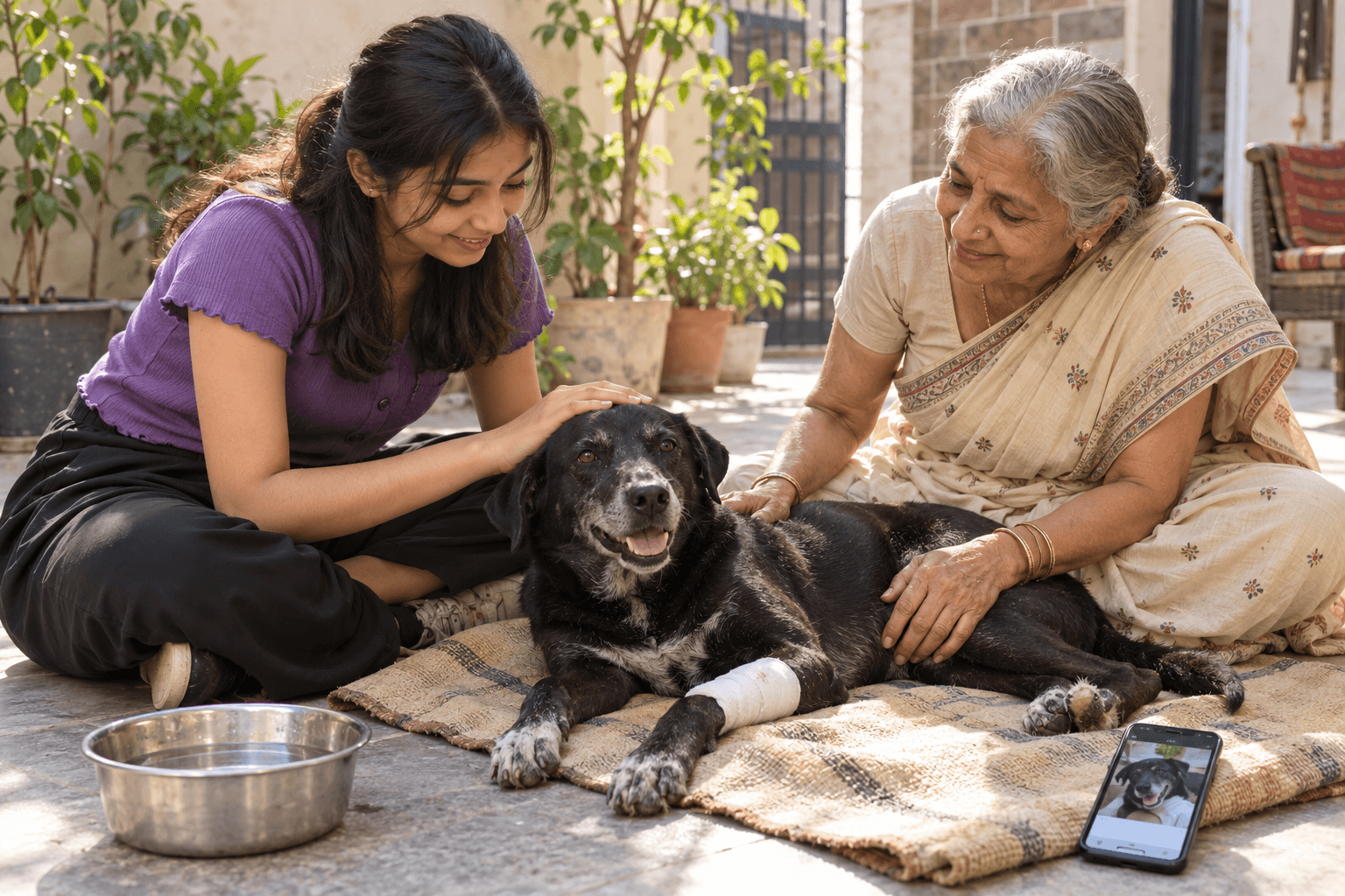 Dog case in General Faridabad area